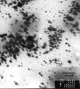 Sample TEM - Lower Quality Colloidal Silver